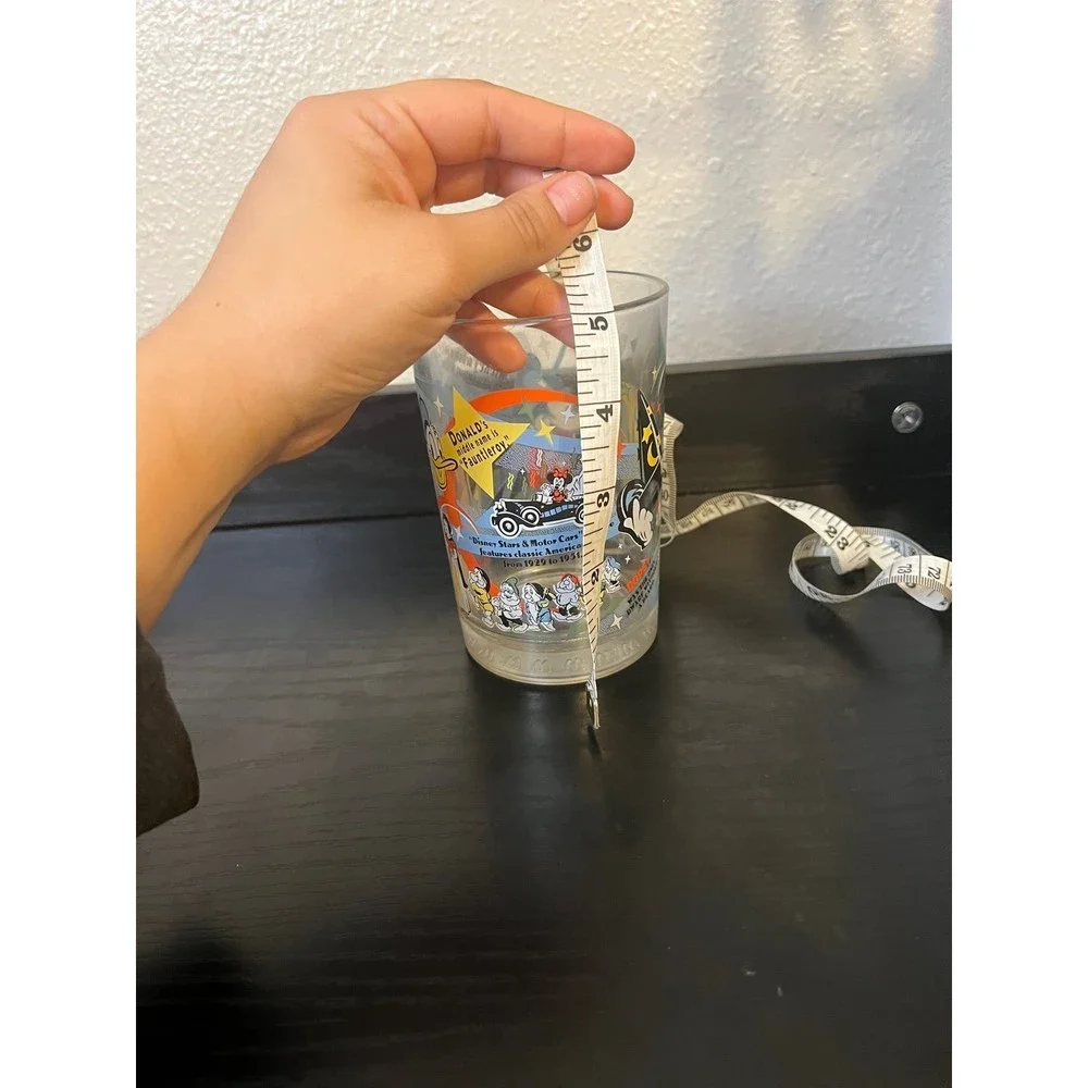 Disney Collectible 100th Anniversary Mcdonalds Glass Cup